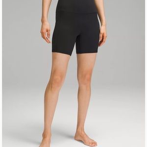 Lululemon high-rise align shorts 6” black